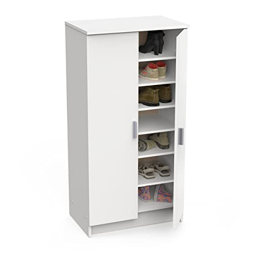 Demeyere – Meuble Chaussure – Rangement de 21 Paires de Chaussures grâce à 6 Etagères Amovibles – Armoire Fabriqué en France
