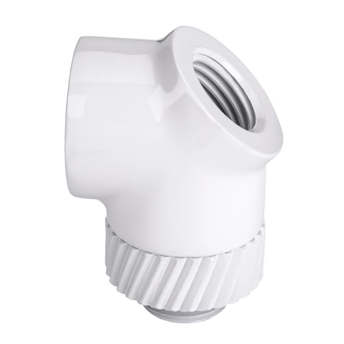 Image of Thermaltake Pacific SF 45 Degree Adapter White /DIY LCS /Fittings CL-W397-CU00WT-A