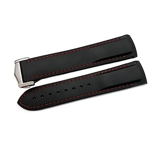 Correa de goma para Omega Seamaster Aqua Terra 150 de silicona de 21mm