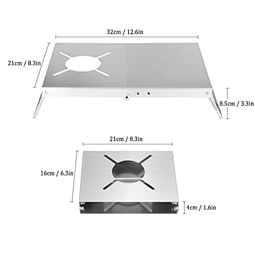 Support de réchaud de camping LIXADA pliable contre le sol instable - 3