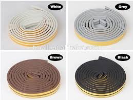 Image of Stick&Seal D Shaped, Self-Adhesive EPDM Doors and Windows Seal Strip Soundproofing Collision Avoidance Rubber Weatherstrip 6 Meter (2 x 3 M = 6 Meter) (12 Meter, Grey)