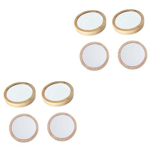 FRCOLOR 8 espejos redondos portátiles para maquillaje