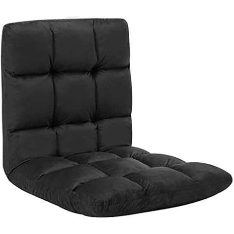 vidaXL Bodenstuhl Faltbar Schlafsessel Sessel Sofastuhl Lounge Bodensessel Liege Bodenkissen Sitzkissen Cover