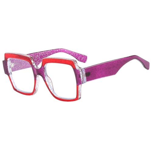 Monture lunettes grande taille transparente et tendance pour homme et femme