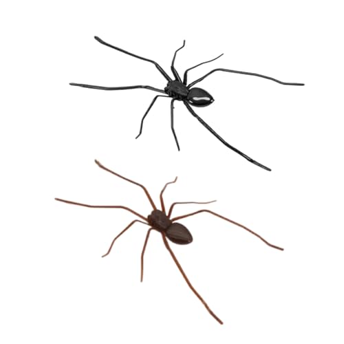 2 Stück 3D Spinnen Kühlschrankmagnete Realistische Spinnen Design Magnetische Dekoration für Kühlschrank Lustig Geschenk für Kühlschrank Garagentor Indoor Outdoor Magnetische Aufkleber