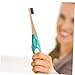 FRCOLOR 4pcs Bamboo Toothbrush Heads Replacement for Electric Toothbrush Biodegradable Gentle Cleaning Soft Bristles