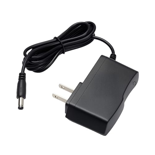 6V 2A Power Supply Adapter AC 100-240V to DC 6Volt 2 Amp Power Supply AC/DC Transformer Converter 6V Power Cord with 5.5x2.1mm /5.5x2.5mm US Plug