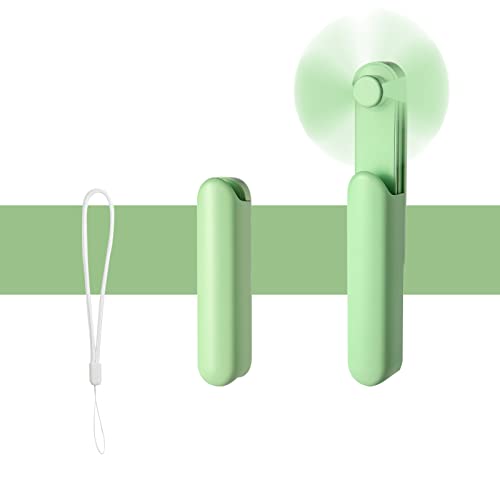 Joylifetech Handheld Fan, Mini Fan Portable Personal Fan, 2000Mah Usb Rechargeable Fan With Power Bank, 3 Speeds Adjustable, Battery Operated 14-32 Hours For Women Men Commute Travel Outdoor (Green) #TOP4