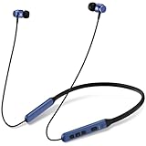 Toztnix Neckband Bluetooth Headphones, Wireless Bluetooth 6.0 Earbuds with Microphone, Comfortably Light, Deep Bass Earphones 35H Playtime, IPX5 Waterproof, Magnetic Headset for Workout (Navy Blue)