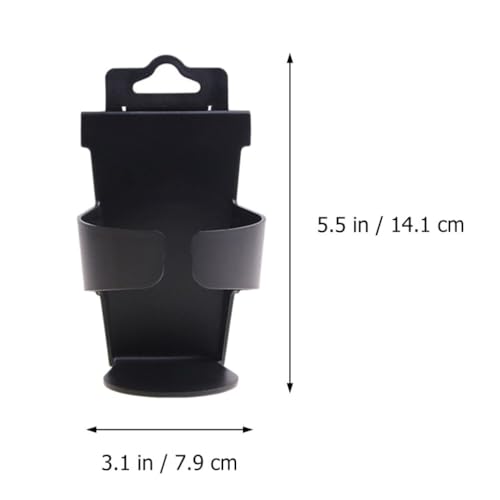 Portavasos para carro PartyKindom 2 piezas negro miniatura 2