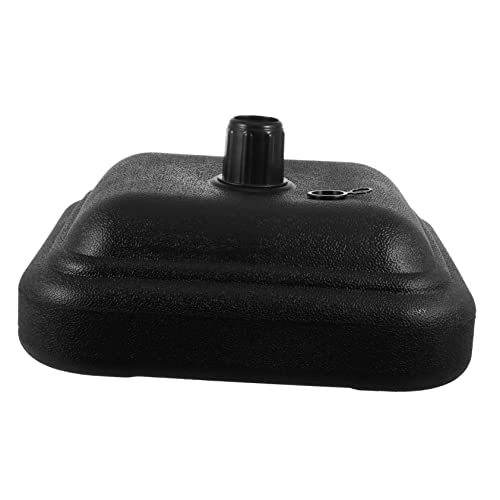HEMOTON 1 Pieza Base para sombrilla Soporte de sombrilla de Playa Soportes Pararse Bases protección Agua Base de inyección de Arena Pedestal de fijación el plastico Black