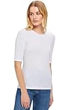 Goldie Women's Elbow Sleeve Tee, White, S