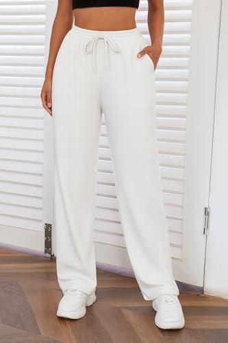 Image of dockstreet Straight Wide fit Long Length Open Bottom Jogger for Women /Trending Multi Pocket Style, Relaxed Casual Pants for Women