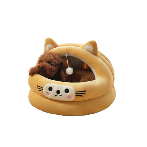 Galatée Cueva para Gatos S Amarillo