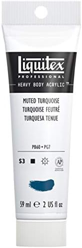 LIQUITEX Special Release Collection, Heavy Body Acrylic Paint, Muted Turquoise, 59 ml (Pack of 1)
