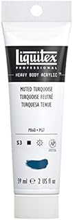 LIQUITEX Special Release Collection, Heavy Body Acrylic Paint, Muted Turquoise, 59 ml (Pack of 1)