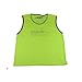 Rugged Soccer Mesh Scrimmage Training Bibs - Set of 10 - Neon Yellow - Small Youth