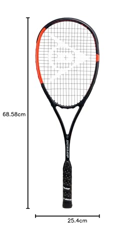 Raquette de squash Dunlop Sports CX raquette double légère avec grip ergonomique