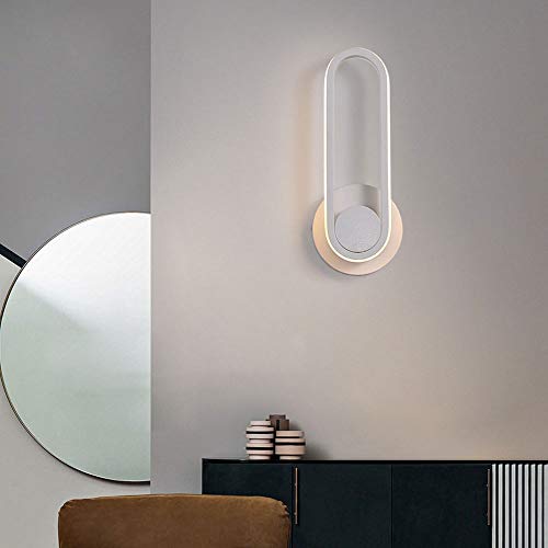 Accesorios de iluminación de pared interior simples con foco LED giratorio de 12W 2