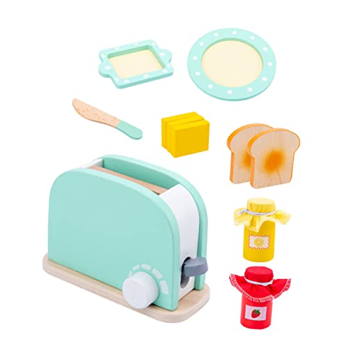 Toddmomy - Toddmomy Holz Brotbackautomat Spielzeug Pädagogisches Kochspielzeug Simulations-kochspielzeug Für Junge Mädchen Mit Abgerundeten Kanten Zum Lernen Der Kochtechniken