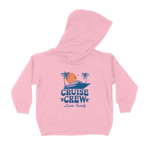 Cruise Crew Lewis Family Kids Hoodie Sweatshirt Toddler 2T Light Pink