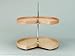 Rev-A-Shelf LD-4NW-942-28-1 28" Lazy Daisy Pie Cut 2 Tray Set, Natural