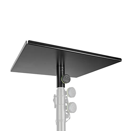 Gravity Multi-Purpose Tray SA BTRAY1 Equipment Tray for Projectors Laptops and Monitors for 35 mm Stands, black by Gravity - Used condition - US$37.47