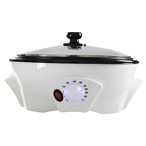 Tostador de café para uso doméstico, 110 V, tostador eléctrico de granos de café, 0 – 240 ℃, antiadherente, con...