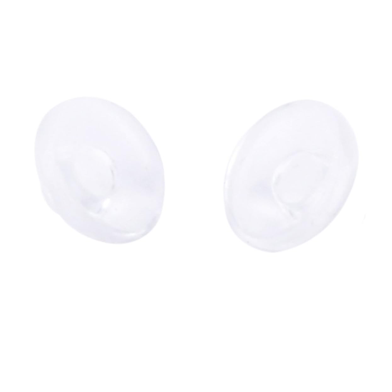 25 paia Naselli in Silicone Trasparente Antiscivolo Pad Nasali Rotondi per Sole e Supporto Comfort per Naso per Attività e Quotidiano