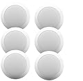 Lunabode LED 7.5 Inch Disc Light- 6 Pack I Dimmable Ceiling Light Fixtures | 5cct LED Lights 2700K/3000K/3500K/4000K/5000K | Flush Mount Ceiling Lights I ETL & UL Certified I Bedroom Lights