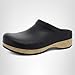 Dansko Kane Slip-On Mule Clog for Women - Lightweight Cushioned Comfort and Removable EVA Footbed with Arch Support - Easy Clean Uppers Kane Black 8.5-9 M US