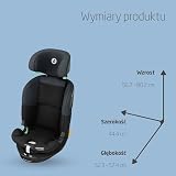 Maxi-Cosi Titan S i-Size, Fotelik samochodowy, 15 mies. do 12 lat (76–150 cm), Fotelik samochodowy ISOFIX, 5 poz. odchylenia, 13 ust. zagłówka, Ochrona G-CELL, 5-punktowa uprząż, Tonal Black