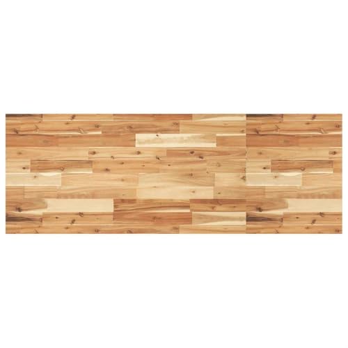 vidaXL Tablero Escritorio Madera Maciza Acacia sin Tratar 160x50x2 cm, encimera, encimera de baño, encimera de Garaje, encimera de Cocina