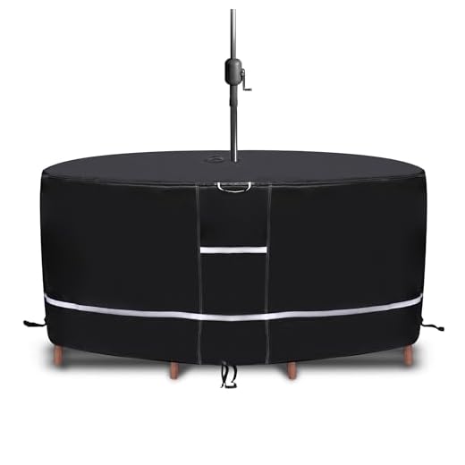 Best outdoor patio umbrella cover Heavy-Duty Circular Patio Table Cover