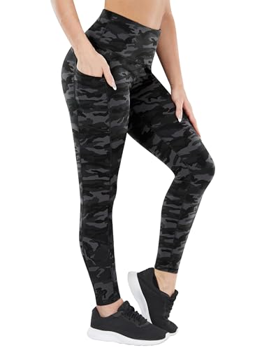 Image of Fengbay High Waist Yoga Pants, Pocket Yoga Pants Tummy Control Workout Running 4 Way Stretch Yoga Leggings
