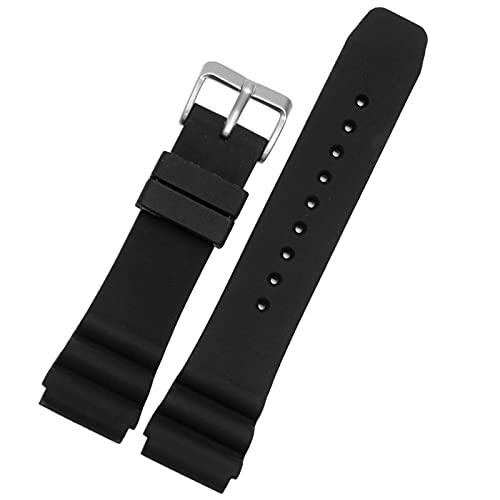 Correa de repuesto para reloj 22 mm pulsera deportiva de goma verde unisex