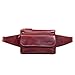 Produktbild STILORD 'Atlanta' Gürteltasche Leder Rot Vintage Bauchtasche für Männer Frauen Hüfttasche zum Umhängen als Brusttasche Cross-Body Bag Echtleder