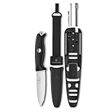 Brand: Victorinox VICTORINOX Venture Pro, Schweizer Taschenmesser, Feststehendes Messer Outdoor, 9 Funktionen inkl. 10,5 cm Klinge, Pinzette und Feuerstahl, Full Tang, Halterung, Schwarz