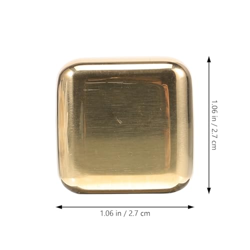 Cubitos de hielo de acero inoxidable y reutilizables Zerodeko para whisky y licores, 8 piezas 3
