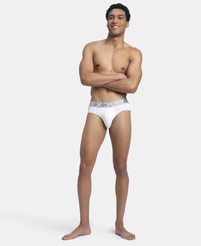Image of Jockey IC27 Men's Tactel Microfiber Elastane Stretch Solid Brief with Moisture Move Treatment