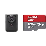 【microSDセット】Canon Vlogカメラ PowerShot V10 ブラック PSV10BK +サンディスク microSD 128GB UHS-I Class10 Nintendo Switch メーカー動作確認済 SanDisk Ultra SDSQUA4-128G-EPK エコパッケージ