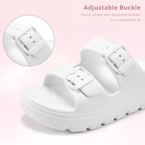 Image of Stelle Girls Double Buckle Slide Sandals Boy Slippers