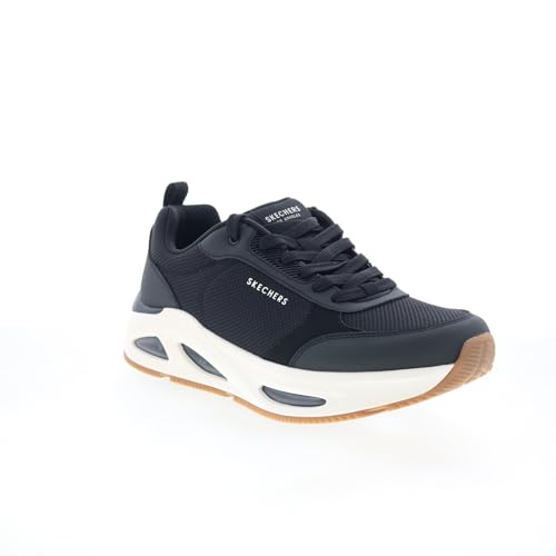 Skechers - Mens Uno Ego - Currant Air Sneakers, Color Black, Size: 10.5 M US