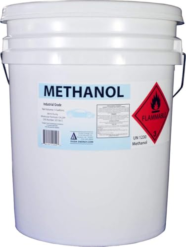 Duda Energy Industrial Grade Methanol, 99.65+% Purity Methyl Alcohol, 5 Gallon Pail