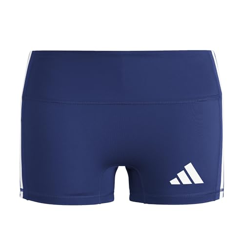 adidas Mujer Volleyball 3-Stripes 4 Inches Tights, Team Navy Blue 2, S 3 inch