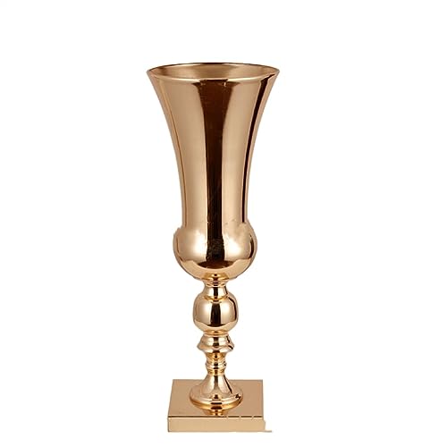 Vase pour les fleurs en métal or 62 cm décorations salons