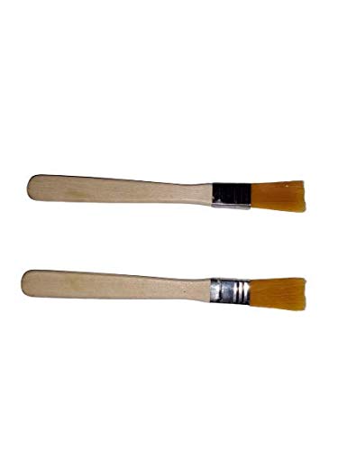 Sky- ESD Safe Brush Wooden Brush for PCB Cleaning Brush Soft Hair Pack 2 Pcs