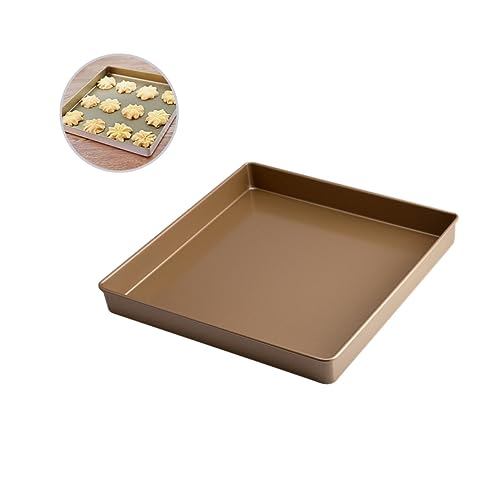 Ciieeo Non-stick 11 Inch Square Baking Pan Carbon Steel Easy to Clean Heat Resistant Versatile for Baking Needs