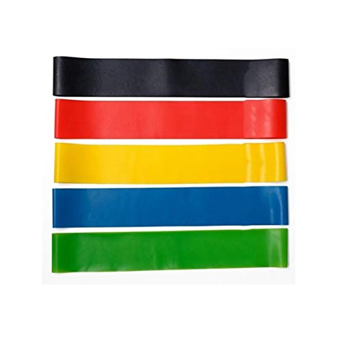 Bandas de borracha resistentes à ioga, equipamento de fitness para uso interno e externo, 0,35 mm -