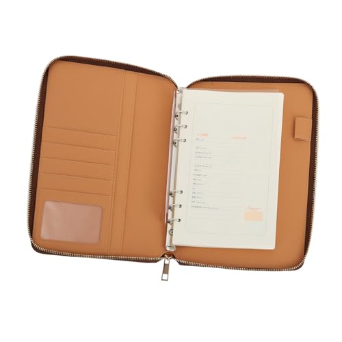 Cahier à feuilles mobiles en cuir marron A5, l'écrin de vos inspirations quotidiennes